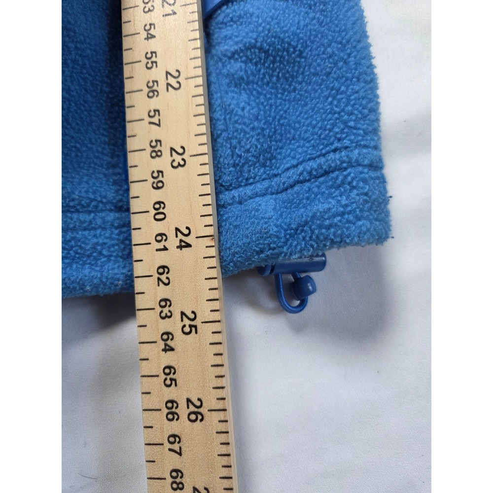 Columbia Blue Fleece Full Zip Jacket Womens XL Outdoor Layering Pockets - Picture 5 of 8